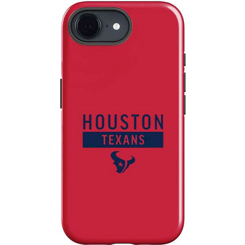 NFL Houston Texans Red Performance Series iPhone 16e Impact Case