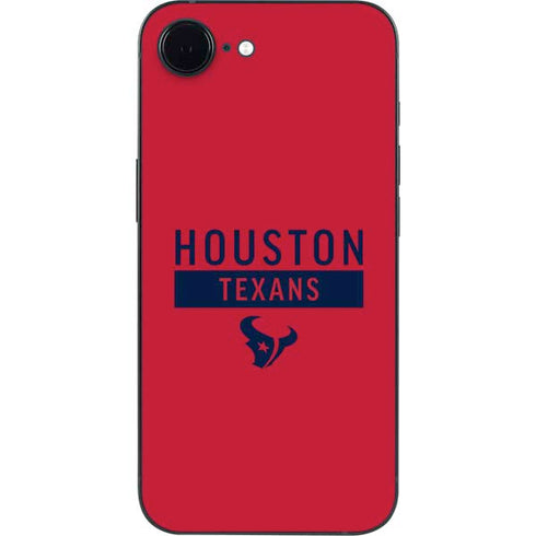 NFL Houston Texans Red Performance Series iPhone 16e Skin