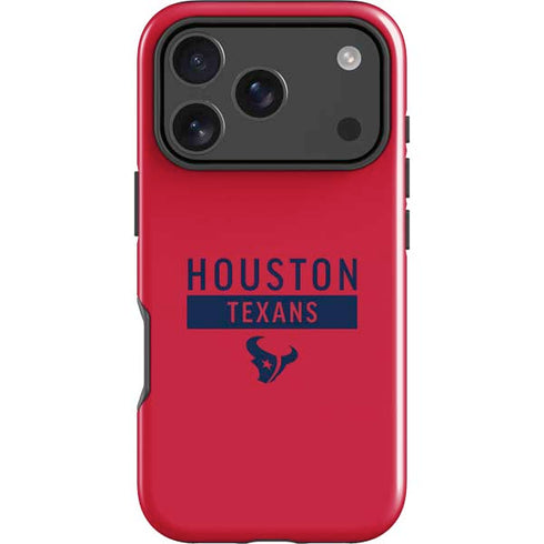 NFL Houston Texans Red Performance Series iPhone 18 Pro Impact Case