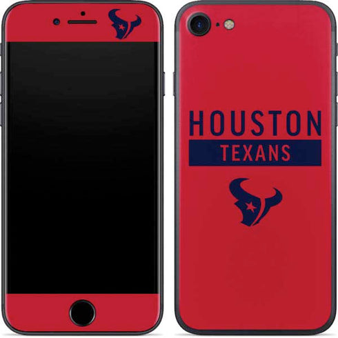 NFL Houston Texans Red Performance Series iPhone 8 Skin