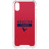 NFL Houston Texans Red Performance Series iPhone XS Clear Case