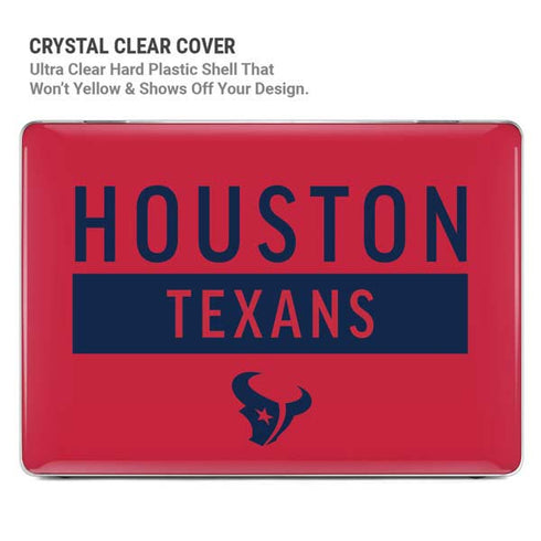 NFL Houston Texans Red Performance Series MacBook Pro 14in (2021-24) Case plus Skin