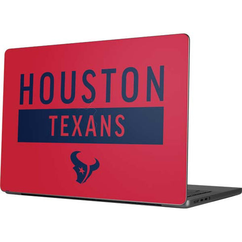 NFL Houston Texans Red Performance Series Apple MacBook Pro 14-inch Skin