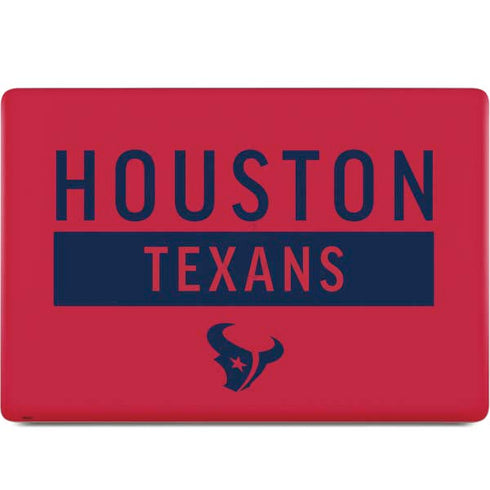 NFL Houston Texans Red Performance Series MacBook Skins