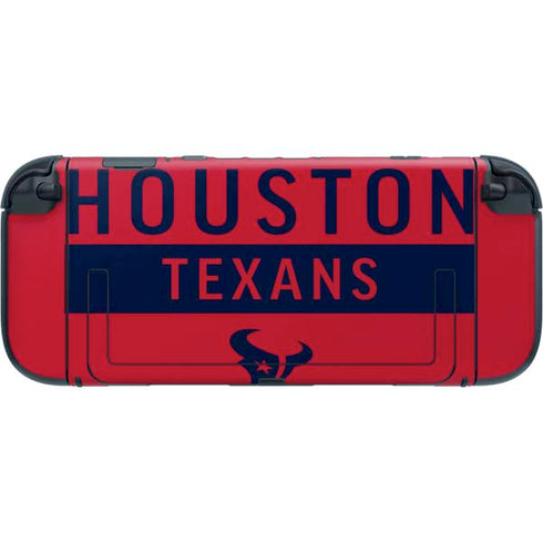 NFL Houston Texans Red Performance Series Nintendo Switch 2 (2025) with Joy-Con Skin