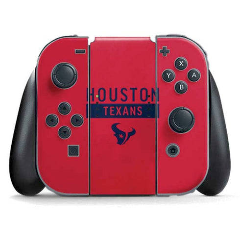 NFL Houston Texans Red Performance Series Nintendo Skins