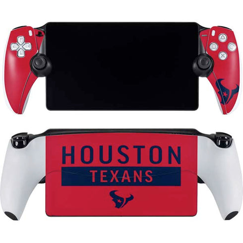 NFL Houston Texans Red Performance Series PlayStation Portal Remote Player Skin