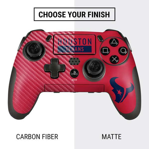 NFL Houston Texans Red Performance Series PlayStation Scuf Vantage 2 Controller Skin