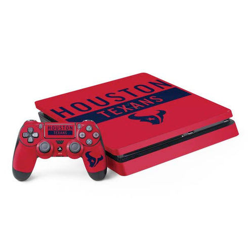 NFL Houston Texans Red Performance Series PlayStation PS4 Skins