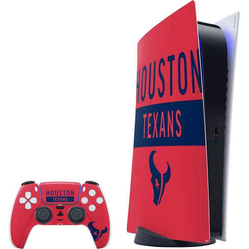 NFL Houston Texans Red Performance Series PlayStation PS5 Skins