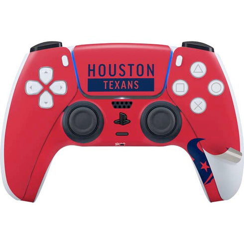 NFL Houston Texans Red Performance Series PS5 Pro Bundle Skin