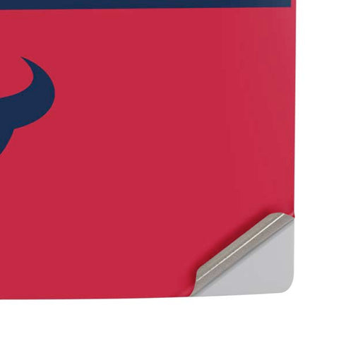 NFL Houston Texans Red Performance Series PS5 Pro Disk Console Skin