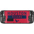 NFL Houston Texans Red Performance Series Steam Deck Handheld Gaming Computer Skin
