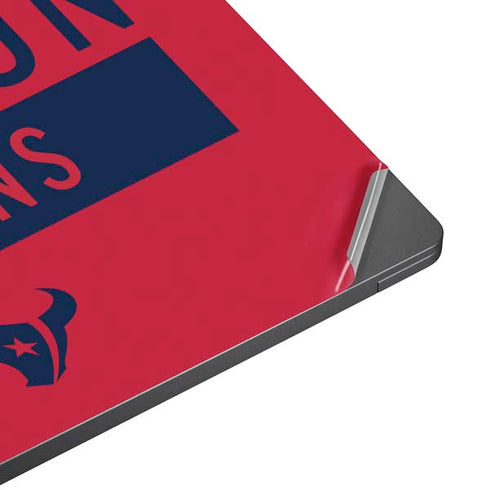 NFL Houston Texans Red Performance Series Surface Laptop 7 13.8in Skin