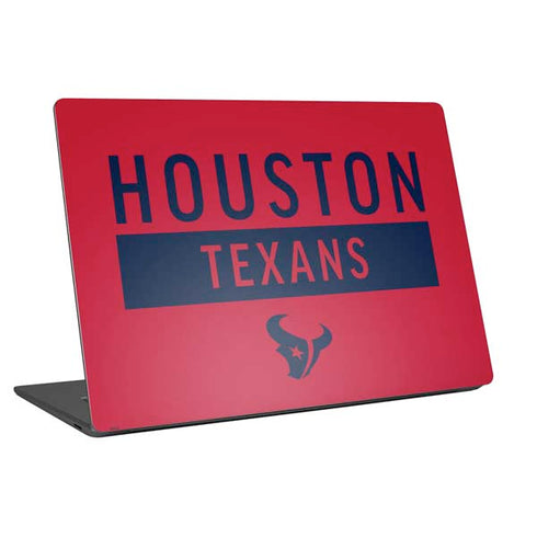 NFL Houston Texans Red Performance Series Laptop Skins