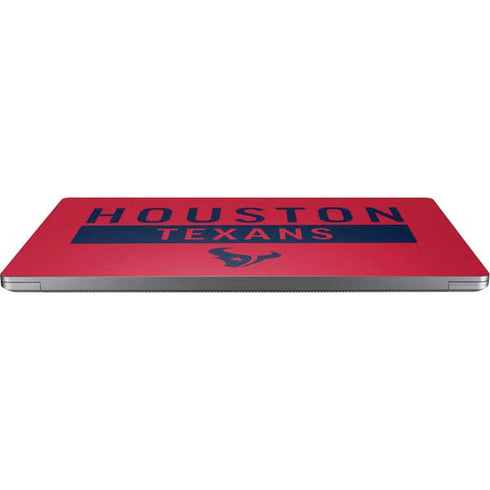 NFL Houston Texans Red Performance Series Laptop Skins