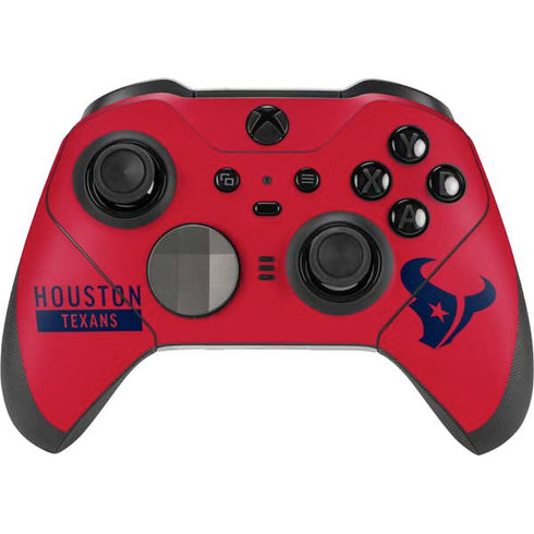 NFL Houston Texans Red Performance Series Xbox Elite Wireless Controller Series 2 Skin