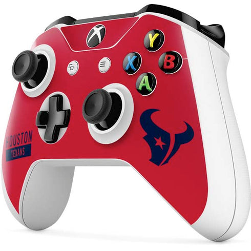 NFL Houston Texans Red Performance Series Xbox One S All-Digital Edition Bundle Skin