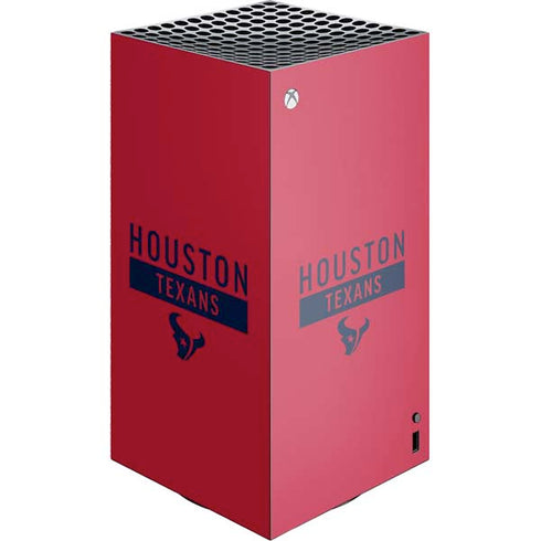 NFL Houston Texans Red Performance Series XBox Series X Digital Edition Console Skin