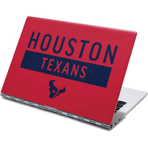 NFL Houston Texans Red Performance Series Yoga 910 2-in-1 14in Touch-Screen Skin