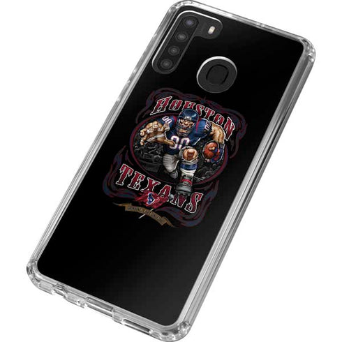 Liquid Blue NFL Houston Texans Running Back Galaxy A21 Clear Case