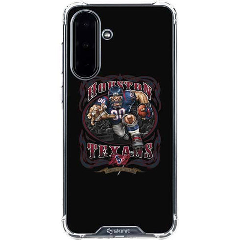Liquid Blue NFL Houston Texans Running Back Galaxy A36 5G Clear Case