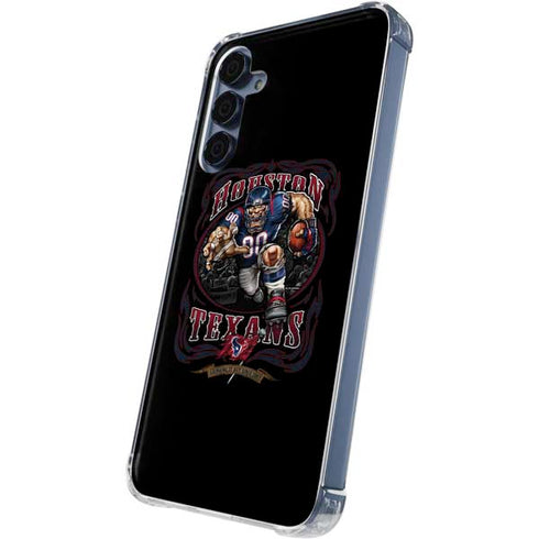 Liquid Blue NFL Houston Texans Running Back Galaxy A55 5G Clear Case