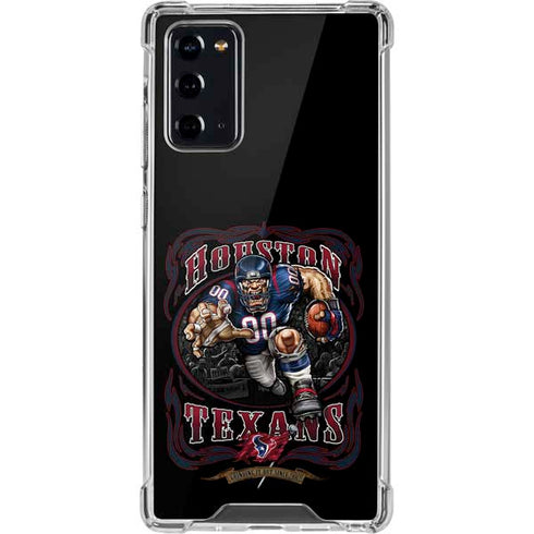 Liquid Blue NFL Houston Texans Running Back Galaxy Note20 5G Clear Case