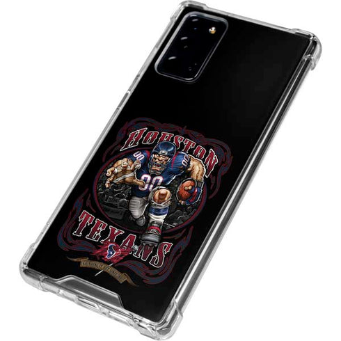 Liquid Blue NFL Houston Texans Running Back Galaxy Note20 5G Clear Case