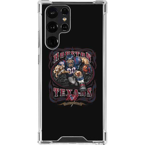 Liquid Blue NFL Houston Texans Running Back Galaxy S23 Ultra Clear Case