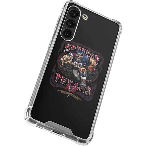 Liquid Blue NFL Houston Texans Running Back Galaxy S24 FE Clear Case