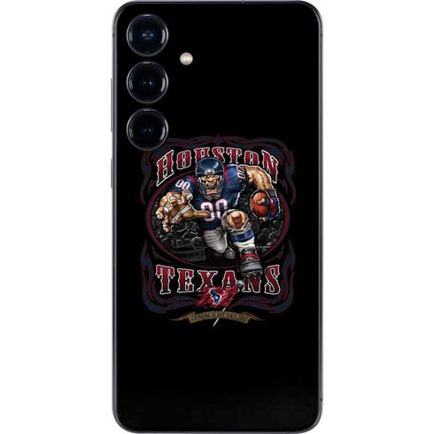 Liquid Blue NFL Houston Texans Running Back Galaxy S25 Plus Skin