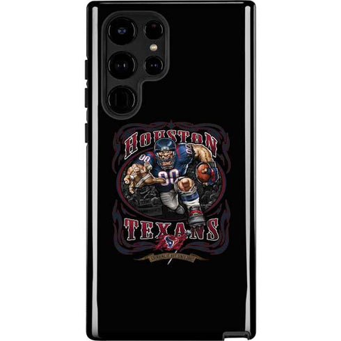 Liquid Blue NFL Houston Texans Running Back Galaxy S25 Ultra Impact Case