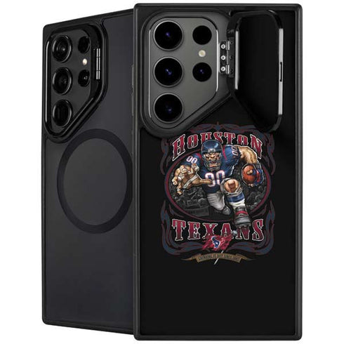 Liquid Blue NFL Houston Texans Running Back Galaxy S25 Ultra Kickstand Case