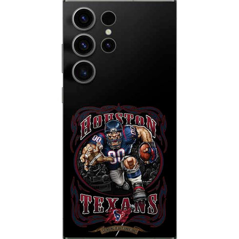 Liquid Blue NFL Houston Texans Running Back Galaxy S24 Ultra Skin