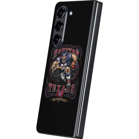 Liquid Blue NFL Houston Texans Running Back Galaxy Z Fold5 5G Skin