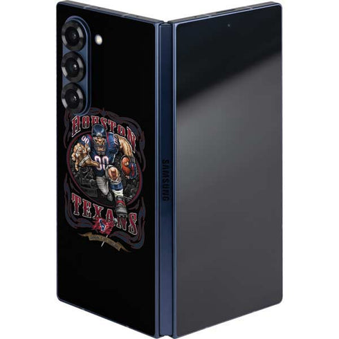 Liquid Blue NFL Houston Texans Running Back Galaxy Z Fold6 Skin