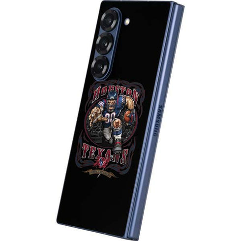 Liquid Blue NFL Houston Texans Running Back Galaxy Z Fold6 Skin