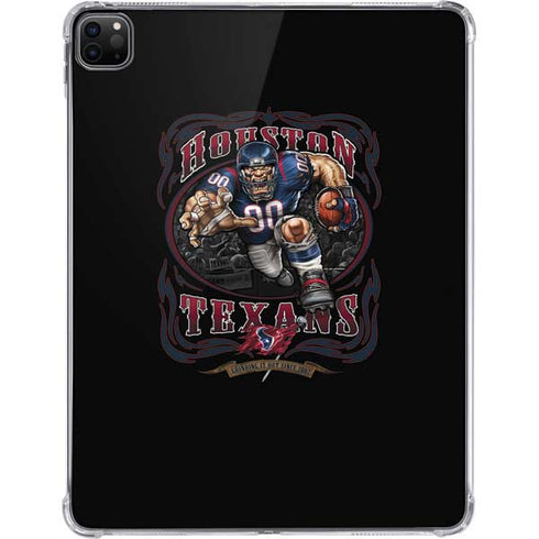 Liquid Blue NFL Houston Texans Running Back iPad Pro 11in (2024) Clear Case