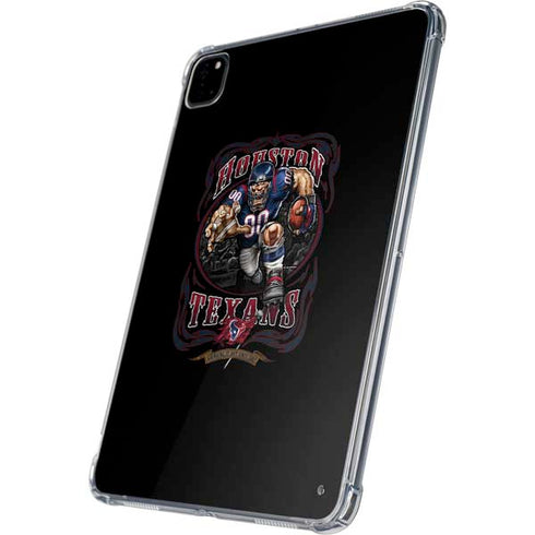 Liquid Blue NFL Houston Texans Running Back iPad Pro 11in (2024) Clear Case
