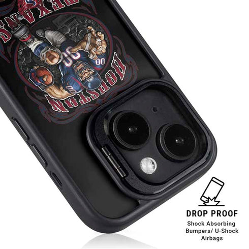 Liquid Blue NFL Houston Texans Running Back iPhone 13 Kickstand Case