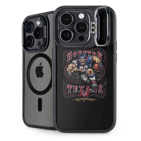 Liquid Blue NFL Houston Texans Running Back iPhone 14 Pro Kickstand Case
