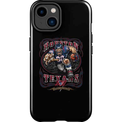 Liquid Blue NFL Houston Texans Running Back iPhone 15 Impact Case