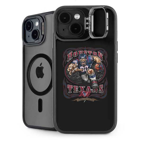 Liquid Blue NFL Houston Texans Running Back iPhone 15 Plus Kickstand Case
