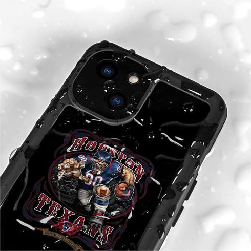 Liquid Blue NFL Houston Texans Running Back iPhone 15 Plus Waterproof Case