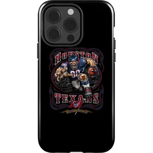 Liquid Blue NFL Houston Texans Running Back iPhone 15 Pro Impact Case