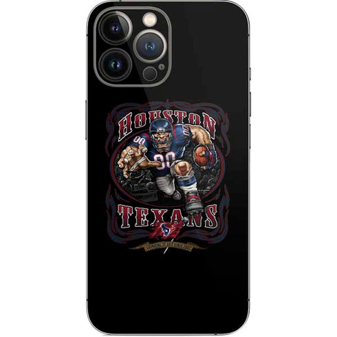 Liquid Blue NFL Houston Texans Running Back iPhone 15 Pro Max Skin