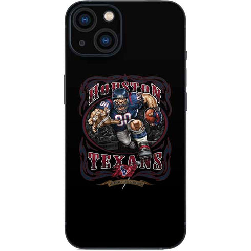 Liquid Blue NFL Houston Texans Running Back iPhone 15 Skin