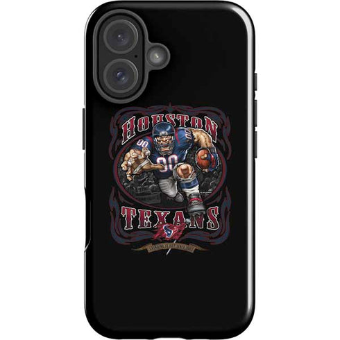 Liquid Blue NFL Houston Texans Running Back iPhone 16 Impact Case