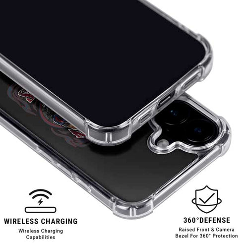 Liquid Blue NFL Houston Texans Running Back iPhone 16 Plus Clear Case